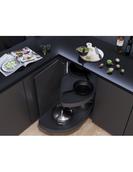 800mm VS Cornerstone Maxx Planero Lava Curve Pull Out Kitchen Corner Storage 54202490/1