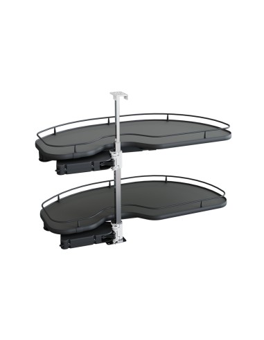 800mm VS Cornerstone Maxx Premea Lava Kitchen Pull Out Blind Corner Storage 5420288