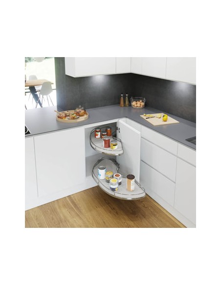 600mm VS Cornerstone Maxx White Pull Out Kitchen Storage Vauth Sagel 54202296/7