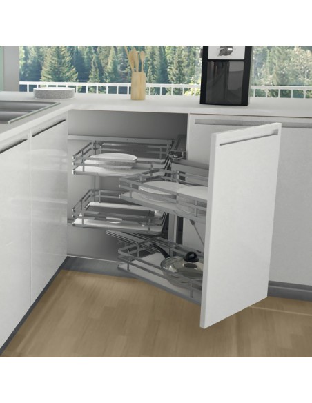 Kitchen corner swing out storage