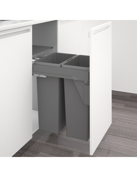 500mm Sige Kitchen Waste Bin Soft Closing Large 70L Double Containers I520-513