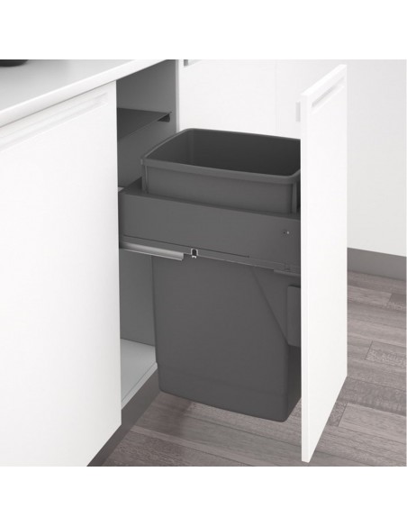 500mm Sige Waste Bin Kitchen Large Single 60L Container Rubbish! I520-520
