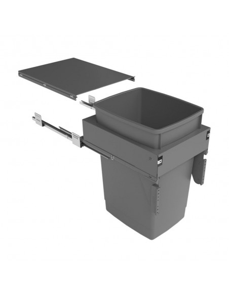 500mm Sige Waste Bin Kitchen Large Single 60L Container Rubbish! I520-520