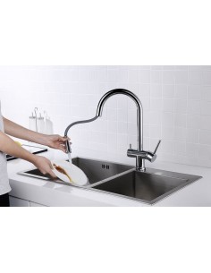 Clearwater Toledo Filter Mixer Kitchen  Tap Pull Out Spray Chrome TO2CP 2