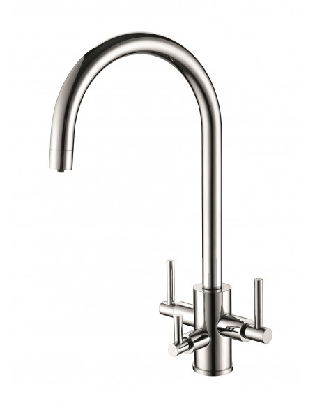 Clearwater Stella Tri-Spa Brushed Water Filter Mixer Kitchen Tap Pure ST2BN
