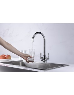 Clearwater Eclipse Tri-Spa 3 Lever kitchen filter & mixer tap 2