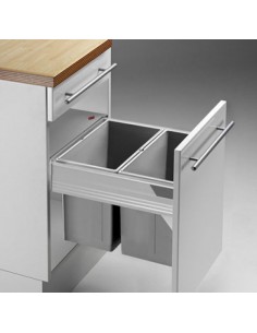 450mm Wesco Pullboy Z Kitchen Waste Bin 58L Blumotion Runners Door Fix 827462-11 2