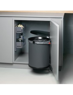 Peka Mullboy 2 Kitchen Waste Bin Auto Opening Lid 25L 450mm Hinged  200.0047.43AN