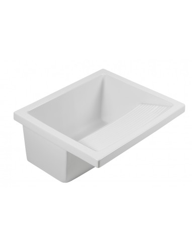 Thomas Denby Laundry CLL Kitchen Sink Ceramic White 750x645mm Sit On CLL
