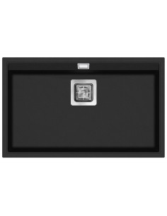 Clearwater Capri Slate Kitchen Sink, Large Single Bowl, 740 x 455mm