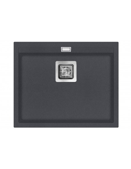 Clearwater Capri SLATE Kitchen Sink, Large Single Bowl, 555 x 455mm