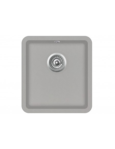 Clearwater N370 Granite kitchen sink, 420 x 460mm, waste kit included