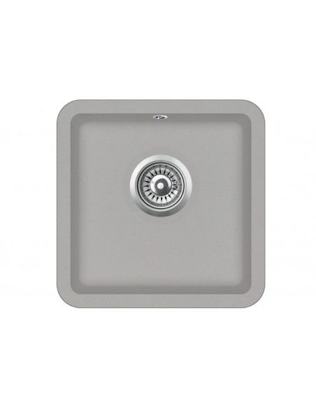 Clearwater Square granite kitchen sink 380 x 380mm Fossil