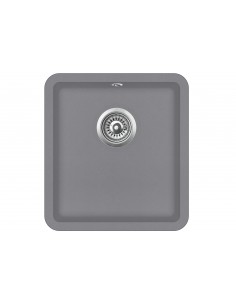 N370 Clearwater Nova granite kitchen sink, 420 x 460mm Inset or undermount, Slate finish