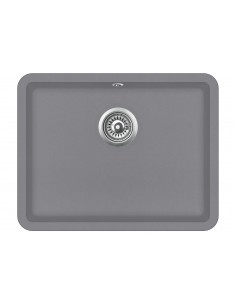Clearwater N535 Single Large bowl kitchen sink, Steel finish,