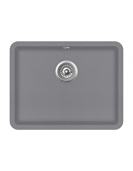 Clearwater N535 Single Large bowl kitchen sink, Steel finish,