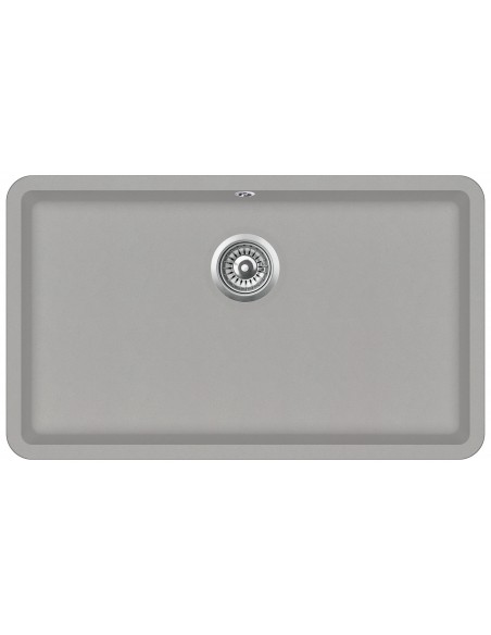 Nova Quarex Kitchen Sink, ASH granite, large single bowl, Deep bowl