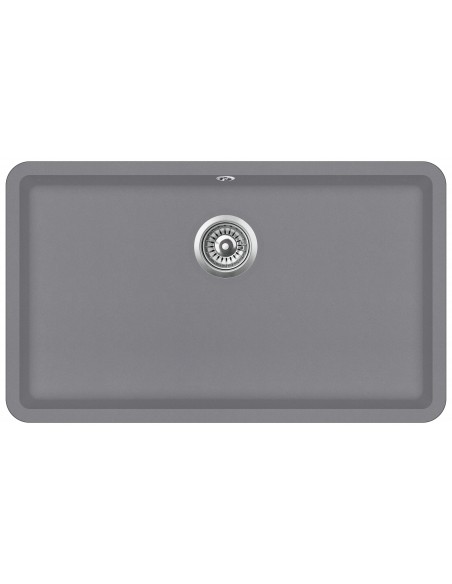 Steel Black Granite Kitchen Sink, Clearwater Nova, 810 x 460mm, Extra deep bowl
