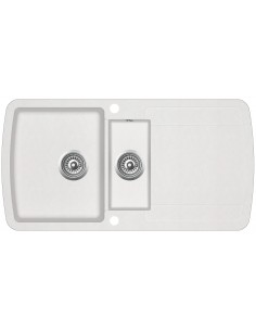 Clearwater Gemini Granite Blizzard Kitchen Sink 1.5 Reversible GEMD150SBL 2