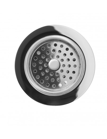 Clearwater Deluxe Waste kit for kitchen sinks, includes overflow plates, chrome or brushed