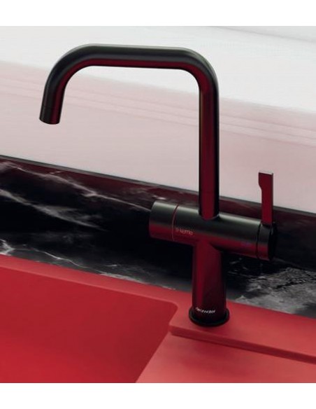 Clearwater Carina Kitchen Sink & Waste Granite 1.5 Bowl Red Poppy CARD150PP