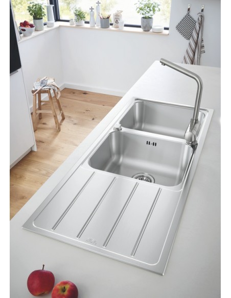 Grohe K500 Kitchen Sink 2.0 Bowl 31588SD1 Stainless 1160x500 57040390
