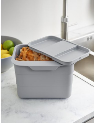 Ninka Kitchen BioBin Waste Container Tub & Lid Fit Anywhere! 50247990
