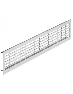 Ventilation grill, Silver. Plinth vents, Fridge grills, Kitchen accessory for ventilation