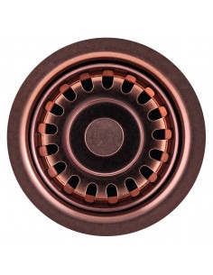 60mm Waste Regency Copper Basket Strainer Plug Kitchen Sink Clearwater W60RC