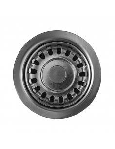 60mm Plug Brushed Steel Clearwater Kitchen Sink Basket Strainer Waste  W60BS