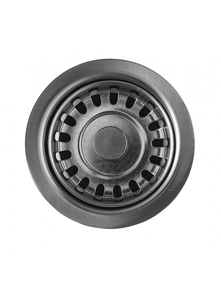 60mm Plug Brushed Steel Clearwater Kitchen Sink Basket Strainer Waste  W60BS