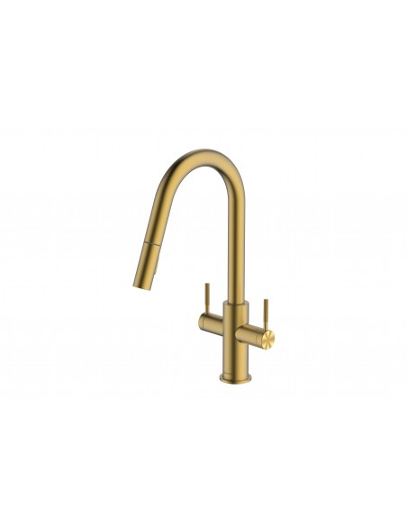 Clearwater Topaz Spray Kitchen Tap TOP3BB U spout, pull out