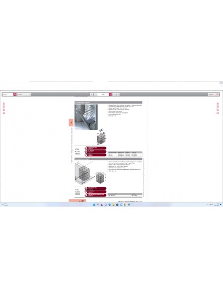 450mm Tilting Laundry-Basket Angled Utility Door Fixed 39L Wire Chrome 54049233+ 54049239