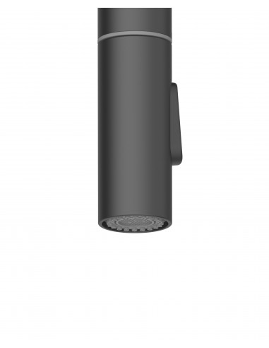 Clearwater Topaz Kitchen Spray Tapm Matt Black, Pull out Spray hose, TOP30MB