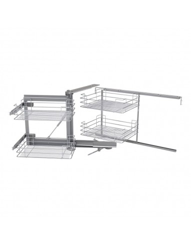 Swing Out Kitchen Swing Corner Storage Shelves...