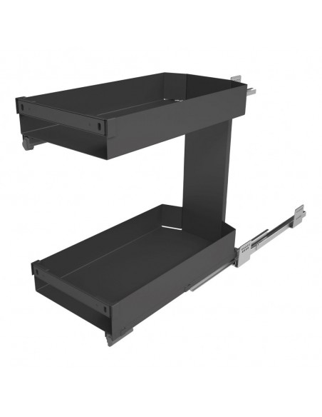Sige 300mm Kitchen Base Pull Out Proline Anthracite Softclose I561-001