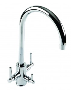 Curvato Trio Water Filter Mixer Kitchen Tap Chrome 1810 CUR/01/CH-TRIO 2