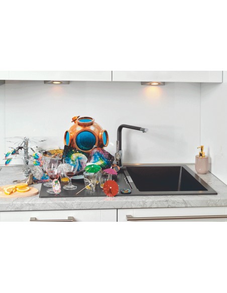 Schock Signus D100 Silverstone Cristadur Granite Kitchen Sink Compact