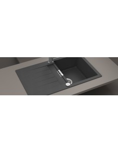 Schock Signus D100 Carbonium Cristadur Granite Kitchen Sink Compact 2