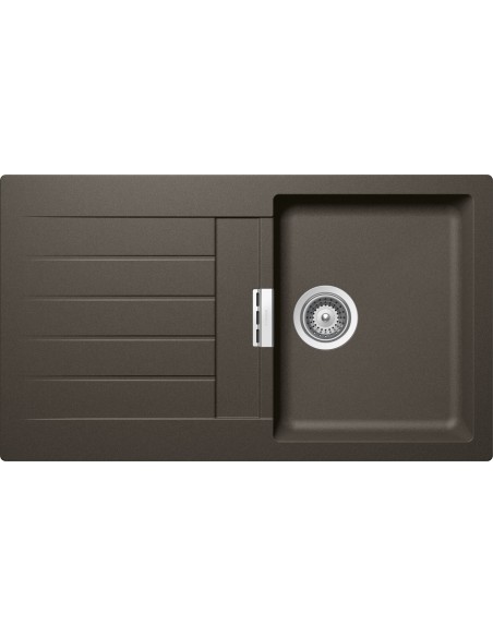 Schock Signus D100 Carbonium Cristadur Granite Kitchen Sink Compact