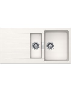 Schock Signus D150 Polaris Kitchen Sink Granite Cristadur & Waste Kit SCH-SIGD150APOL/2565