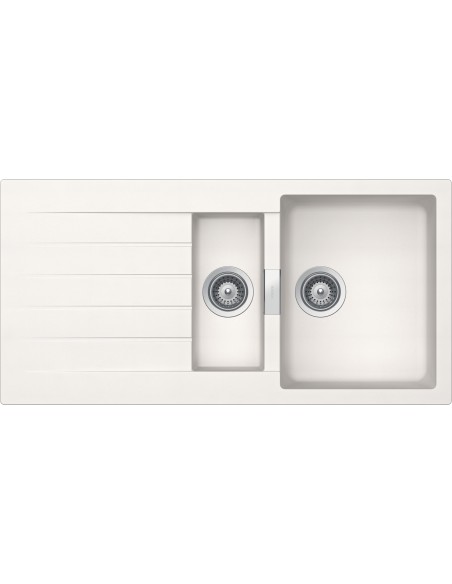 Schock Signus D150 Polaris Kitchen Sink Granite Cristadur & Waste Kit SCH-SIGD150APOL/2565