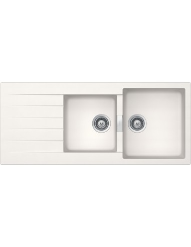 Schock Polaris Signus D200 Double Bowl & Drainer Kitchen Sink