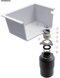 Schock 629139 Waste disposal adapter set 2