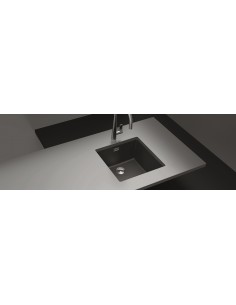 Schock Greenwich N100 Puro Kitchen Sink Black Granite Cristadur 2
