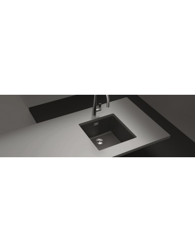 Schock Greenwich N100 Puro Kitchen Sink Black Granite Cristadur
