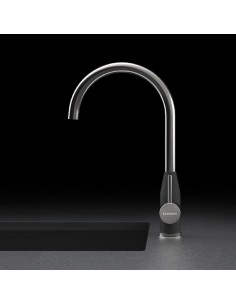 Schock Kavus Solid Stainless Steel Fixed RH Lever Kitchen Tap 559000EDM 2