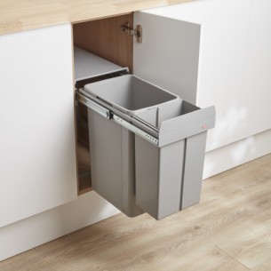 300mm Wesco Waste Bin Kitchen Pull Out 36L Traditionline Big Bio 757801-85 2