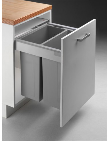 600mm Wesco PullboyZ Bin Kitchen Waste 84L Blumotion Runners 827642-85