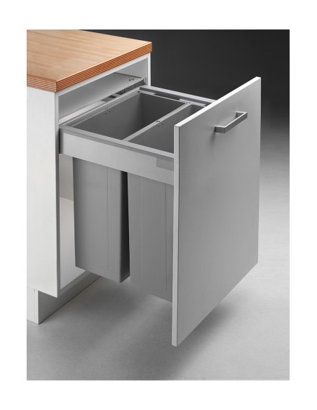 600mm Wesco PullboyZ Bin Kitchen Waste 84L Blumotion Runners 827642-85
